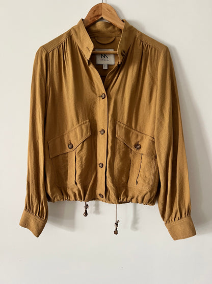 ZARA. Long brown dress TM