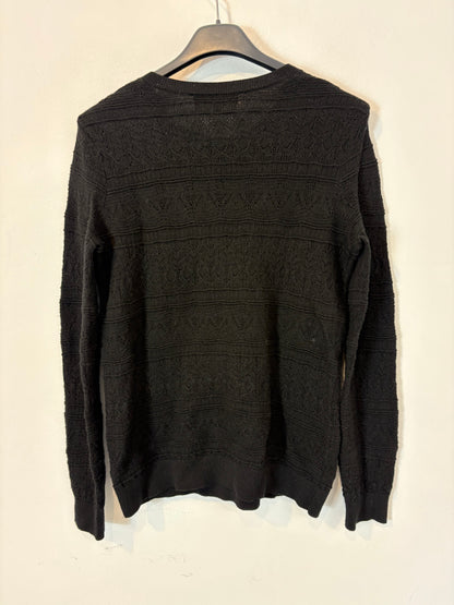 SÉZANE. Jersey negro detalle botones