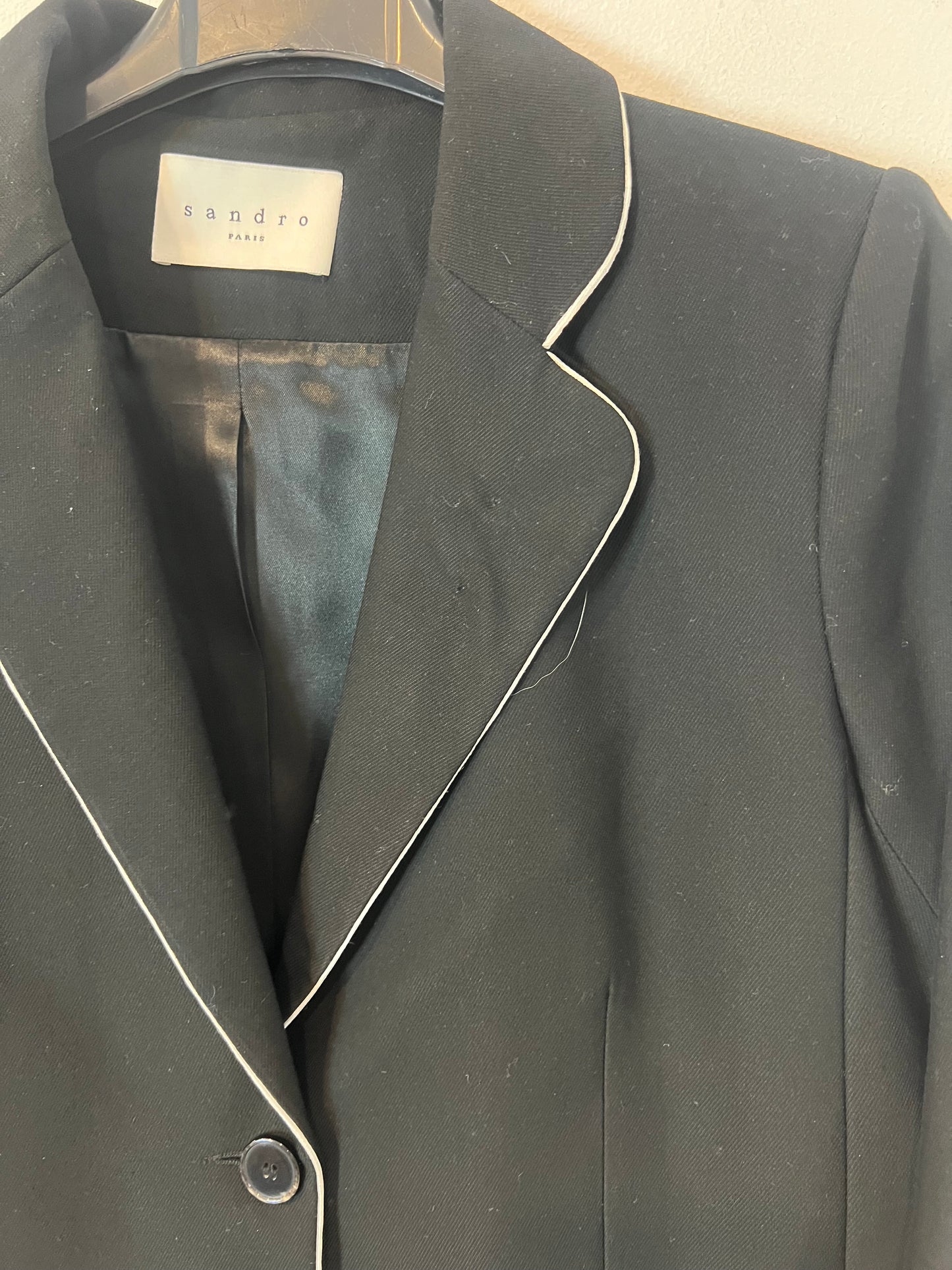 AMEÉ. Sleeveless fringed sweater S.(s)