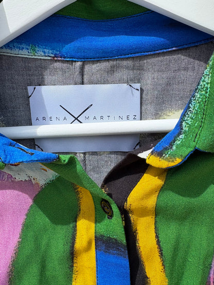 SÉZANE. Multicolored raffia bag