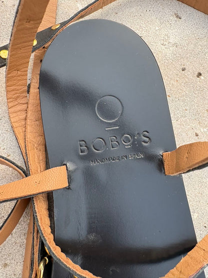 Quiero unas BOBO´S. Sandalia plana Milos negra. T 39