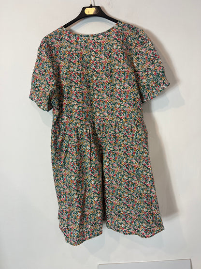 LILI&LALA. Vestido verde flores T.l