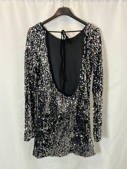 PULL&amp;BEAR. Short sequin dress. TS