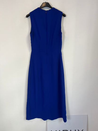 ZARA. Vestido azul Klein T.xs