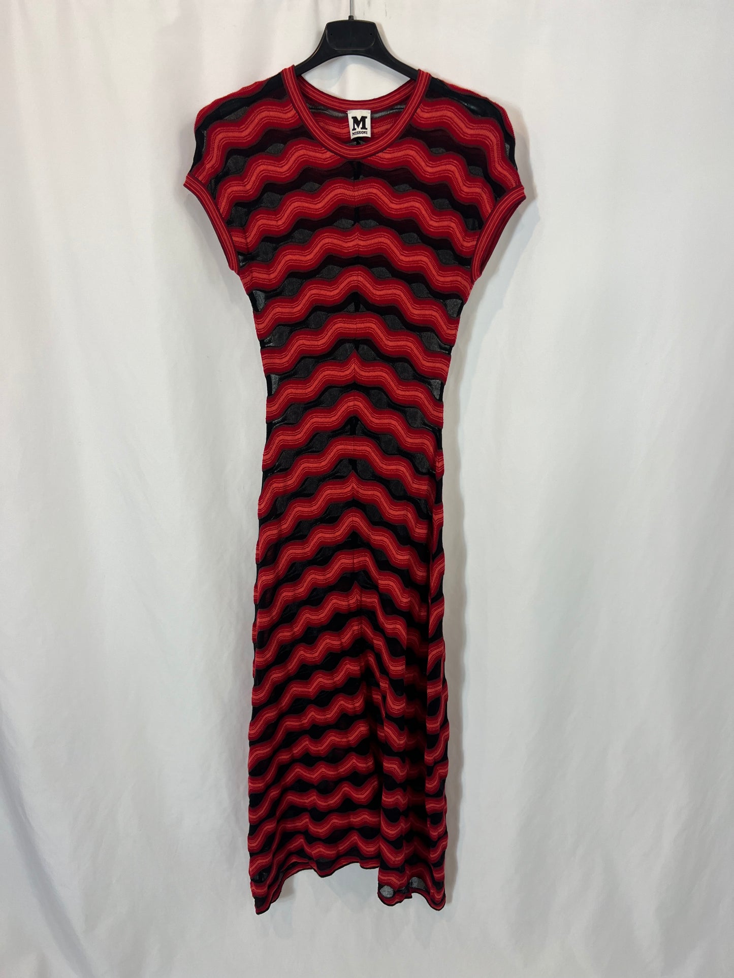 MISSONI. Semi-sheer zigzag dress. TS