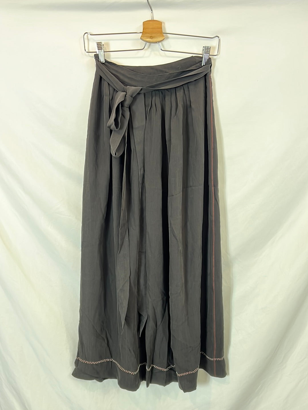 ISABEL MARANT. Long silk wrap skirt, size 38