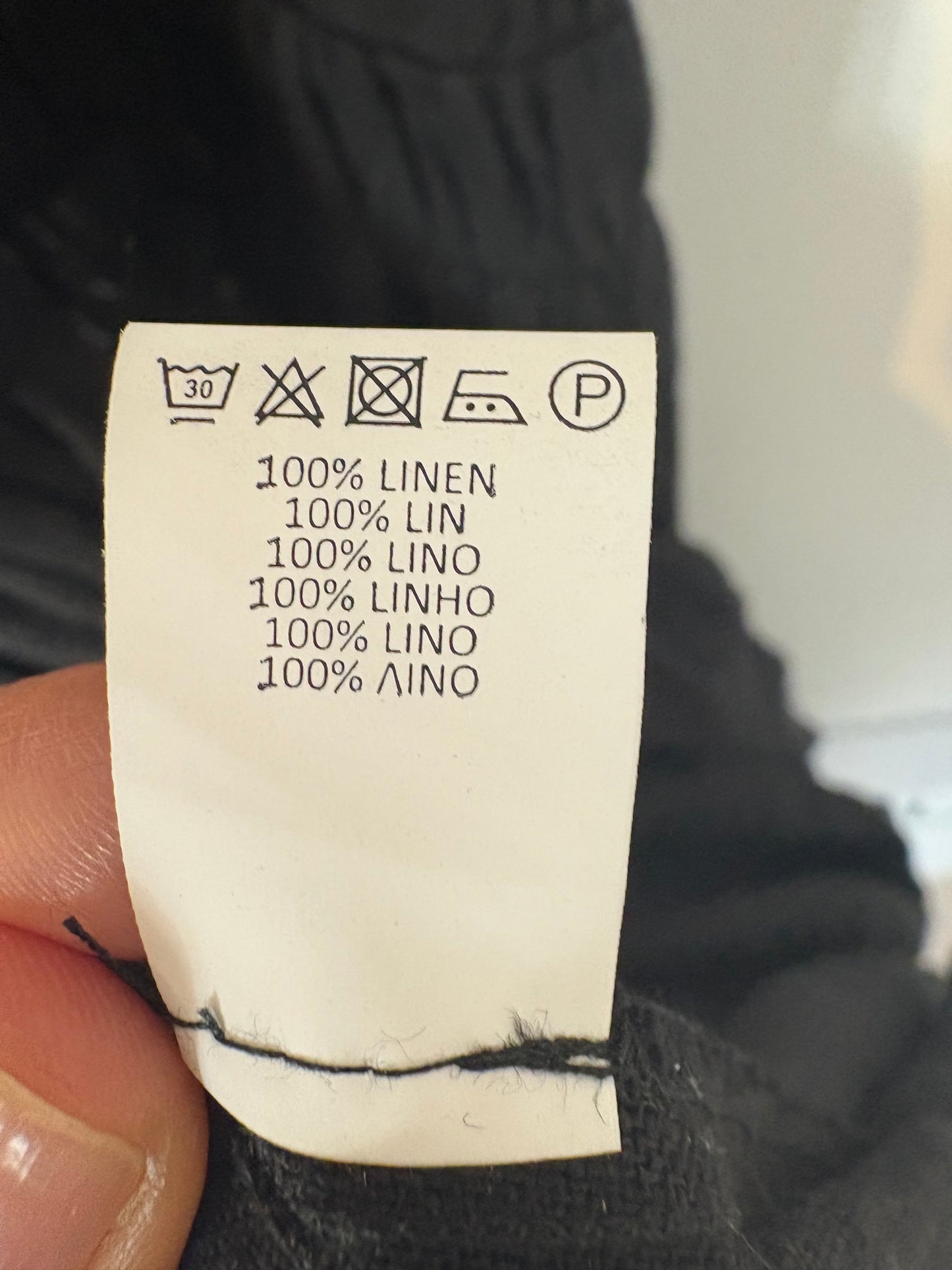 MR MOOD. Long linen halter dress. TS