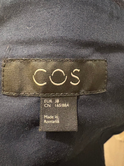 COS. Blue cloth coat S.38