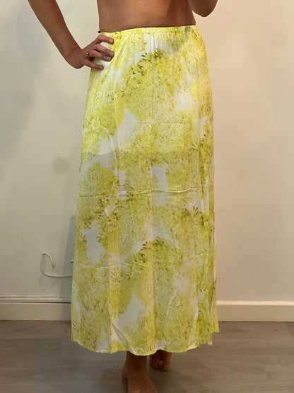 COMPTOIR DES COTONNIERS. Flowing midi skirt with prints. T.S.