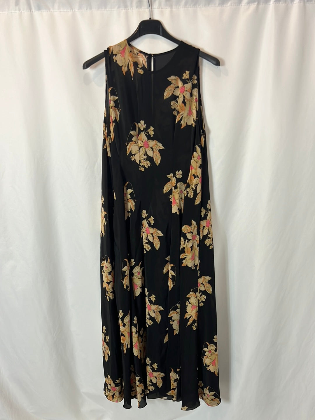 OTHERS. Printed silk midi dress. TS