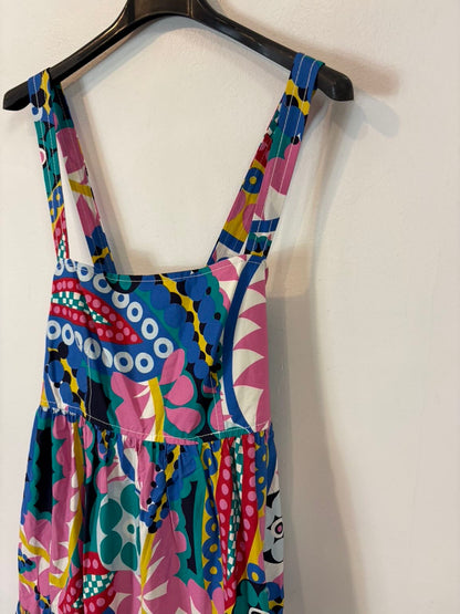 J.  CREW. Vestido multi estampado bolsillos