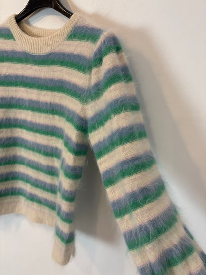 ZARA. Black stretch knit top. TL