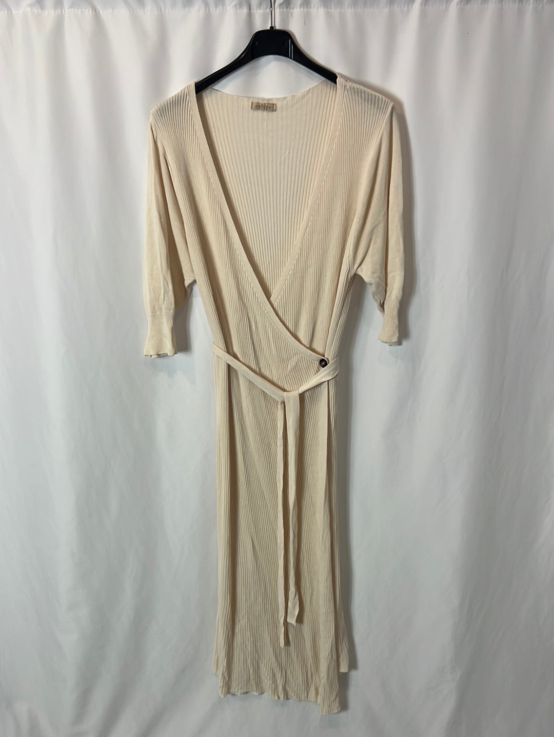 OTHERS. Beige ribbed dress Ts