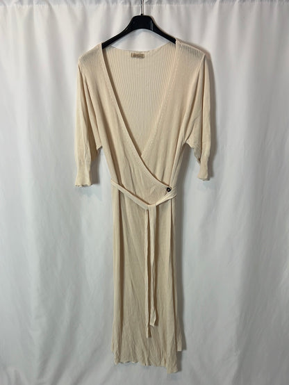 OTHERS. Beige ribbed dress Ts
