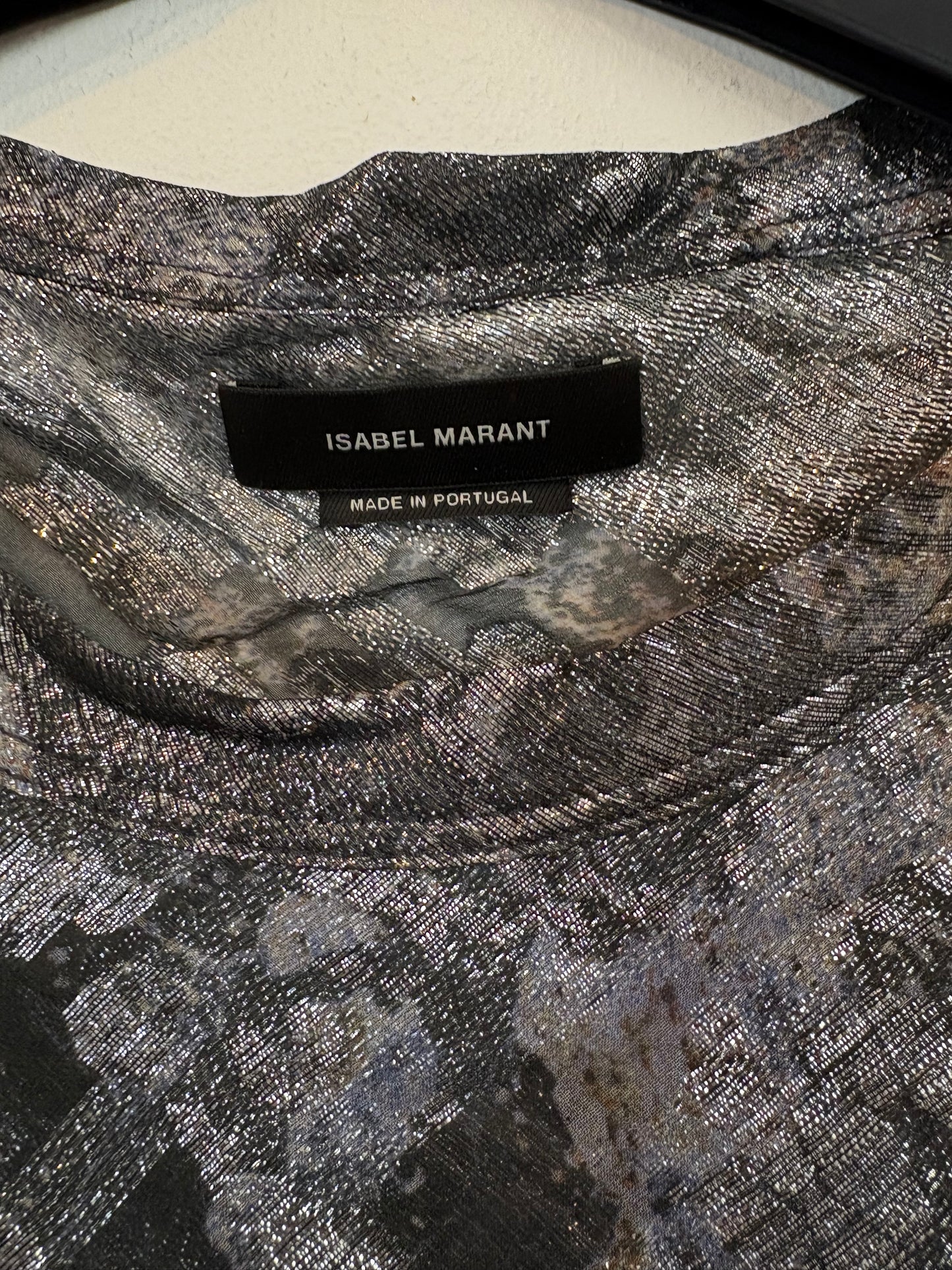 ISABEL MARANT. Blusa seda estampada