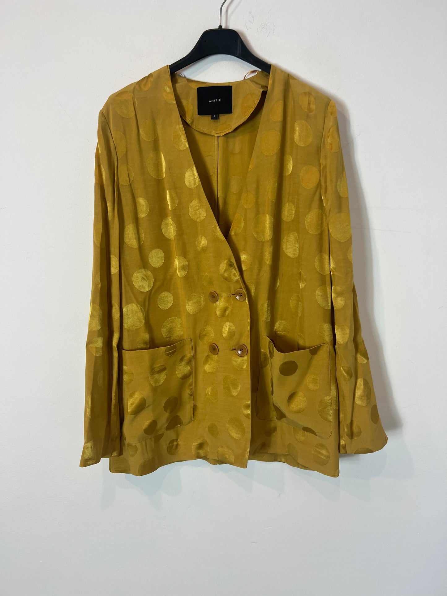 AMITIÉ. Blusa cruzada lunares T.s