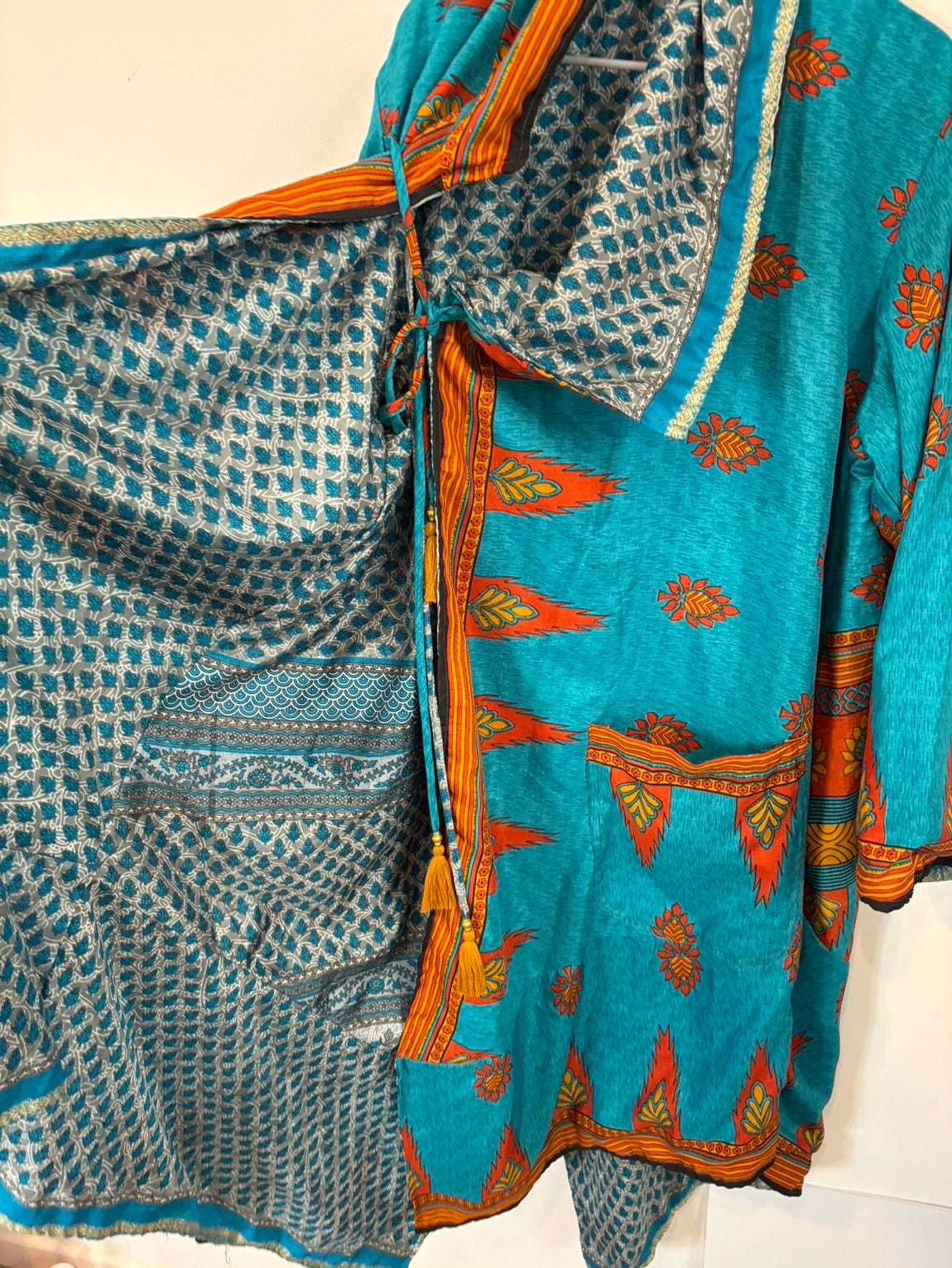 Kimono reversible estampado
