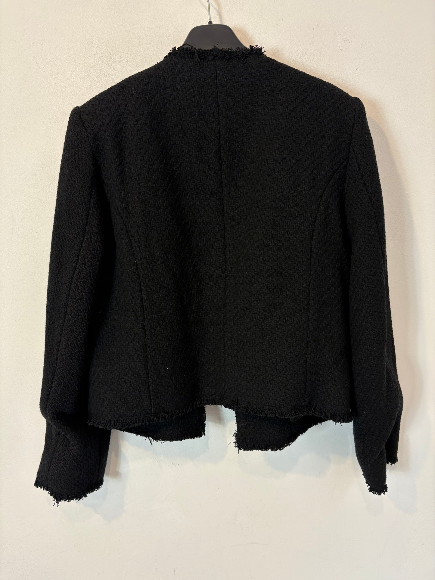 ZARA. Mustard textured back top. TS