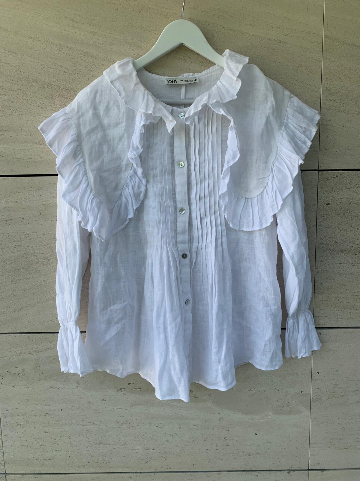 ZARA. Mustard textured back top. TS