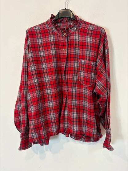 ISABEL MARANT. Camisa cuadros cuello volante