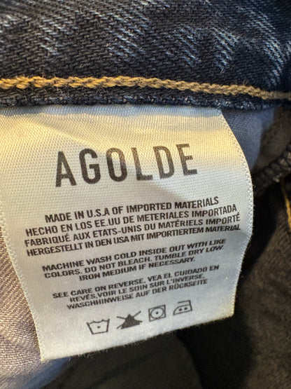 AGOLDE. Denim recto abotonado
