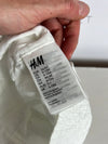H&M. Bucket blanco tiras.  T 6-12  meses