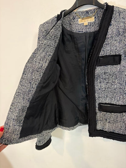 MICHAEL KORS. Chaqueta tweed tonso azules