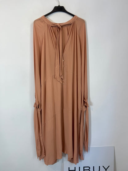 OTRAS. Vestido fluido salmon TU(s)