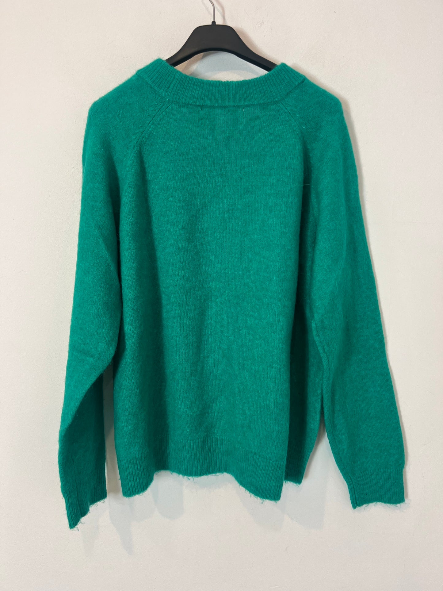 ZARA. Green sweater with wool and alpaca. TL