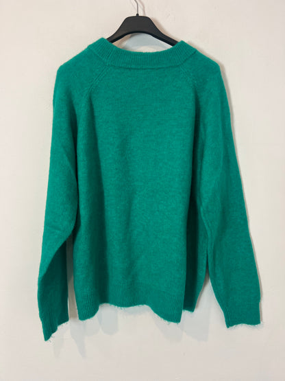 ZARA. Green sweater with wool and alpaca. TL