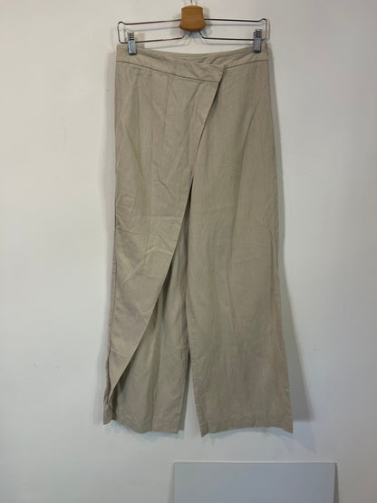 ZARA. Pantalón fluido cruzado  T.s