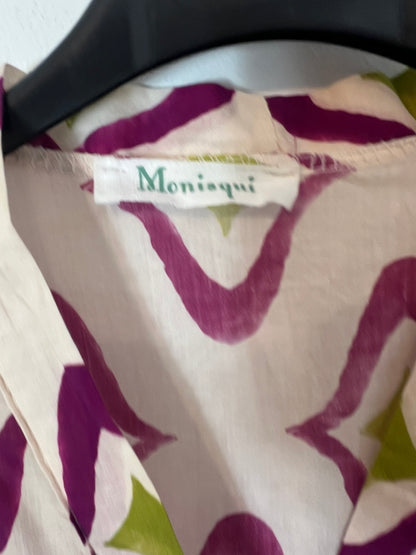 MONISQUI. Vestido rosa estampado TU(s)