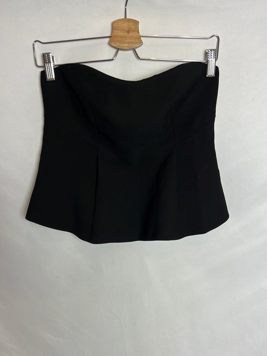 ZARA. Black strapless top. TS