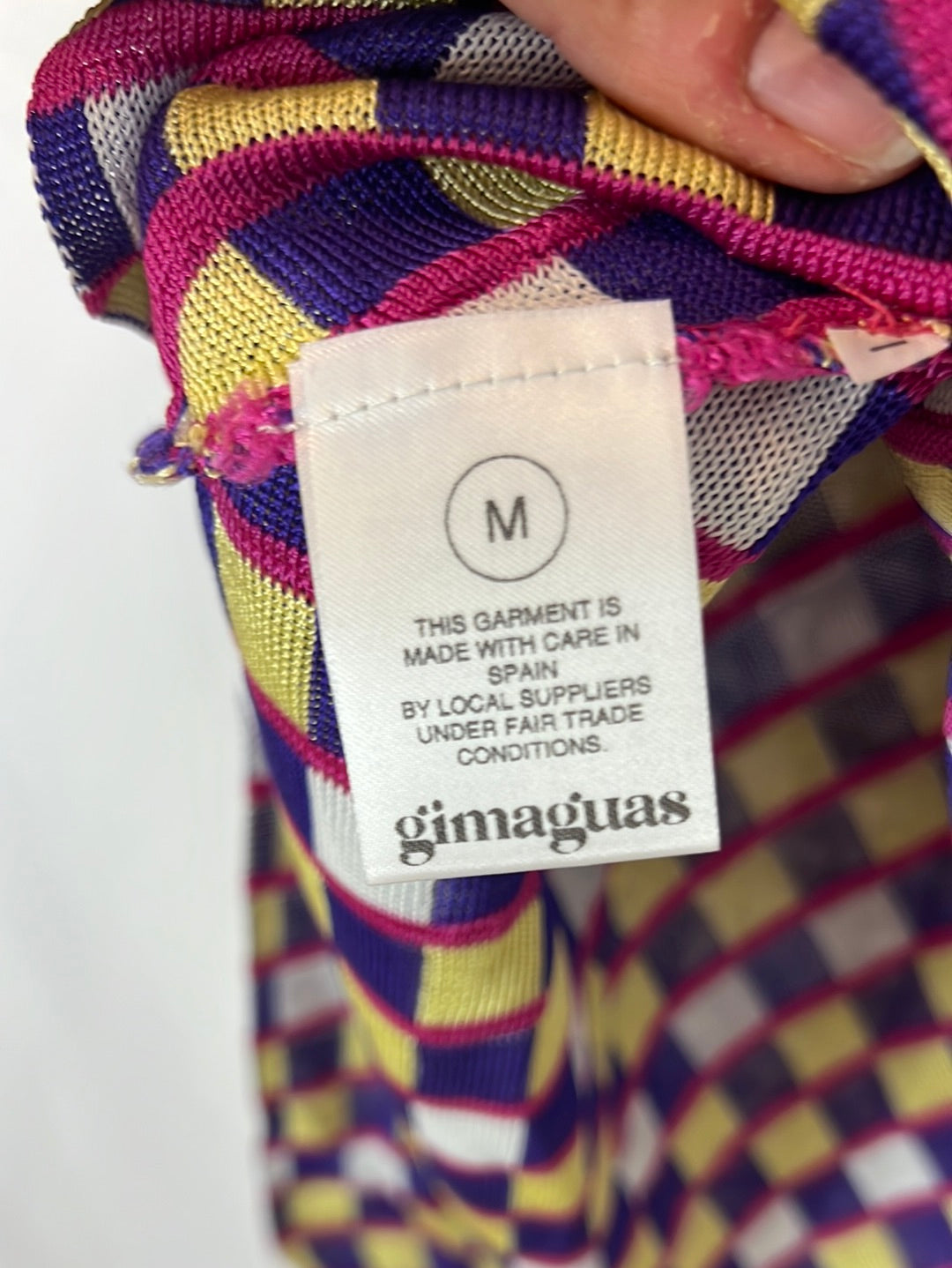 GIMAGUAS. Retro print top and skirt set. TS