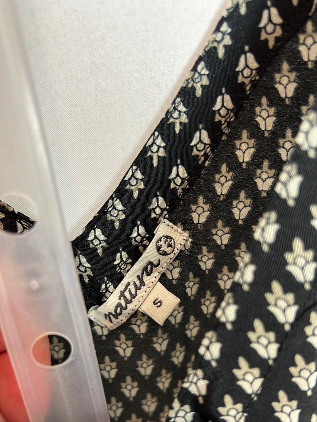 NATURE. Total look black fluid print. TSM