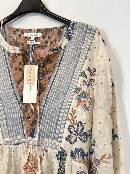 SOUTHERN COTTON. Blusa fluida estampada. T M
