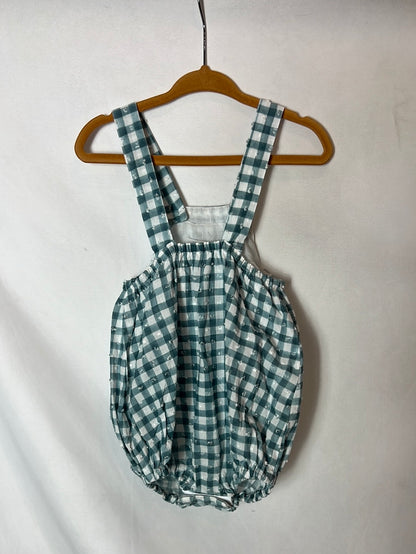 AL AGUA PATOS. Ranita cuadros textura. T 1 año