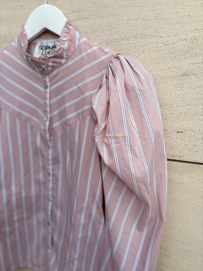 SOPHIE & LUCIE. Camisa rayas manga abullonada