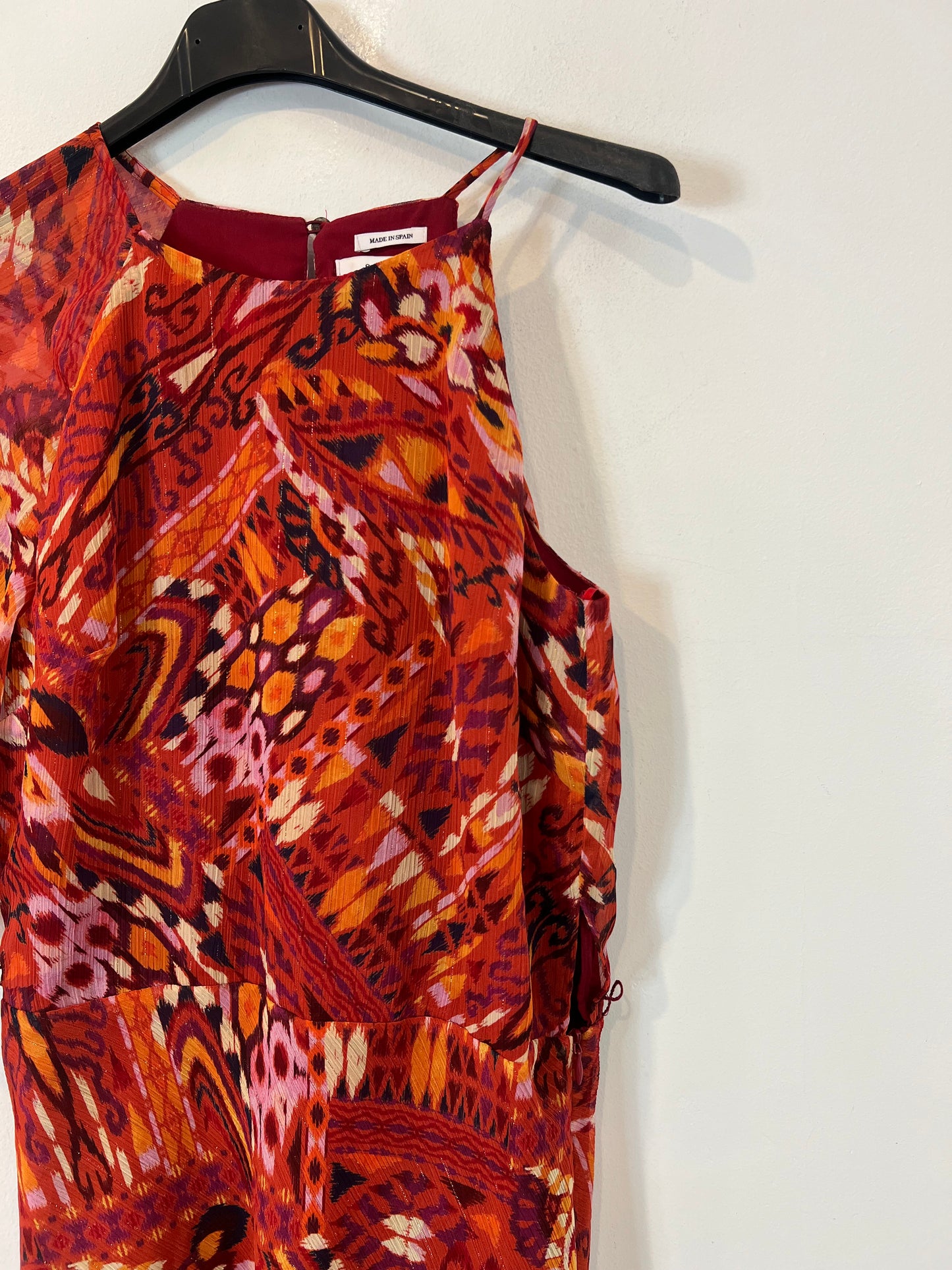 SCALPERS. Vestido estampado rojo  T.s