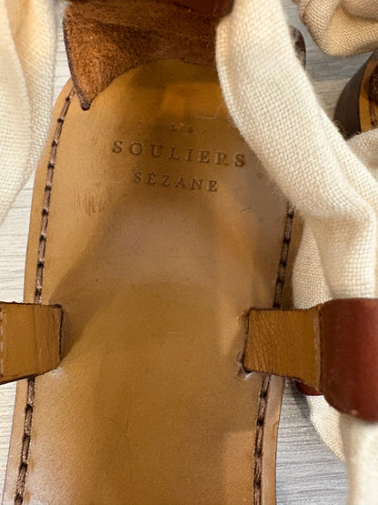 SEZANE. Sandalia plana tiras