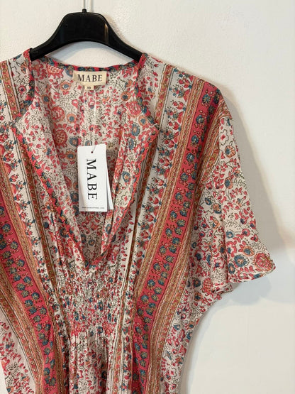 MABE. Vestido midi fluido estampado