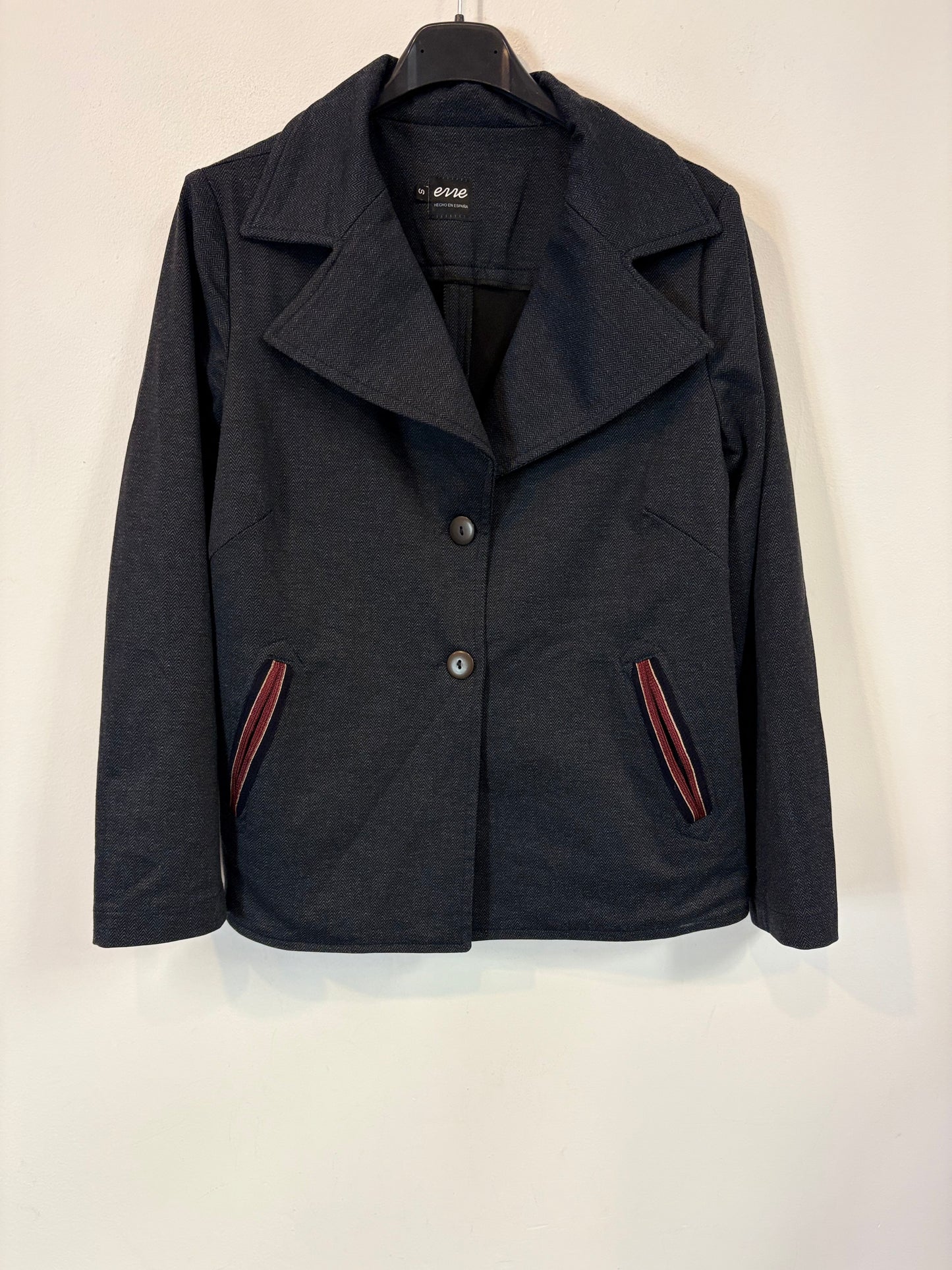 ERRE. Chaqueta espiga gris