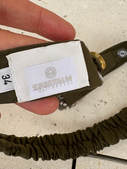 OTHER. Fabric belt with clasp closure. Size 34