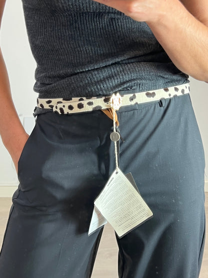 ROBERTO CABALLI. Cinturón animal print T.85