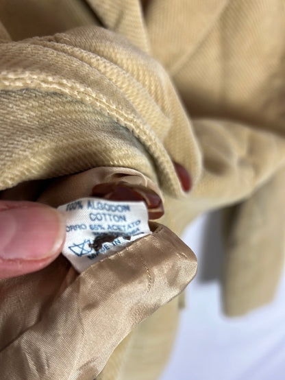 VILAGALLO. Camel textured blazer, size 40