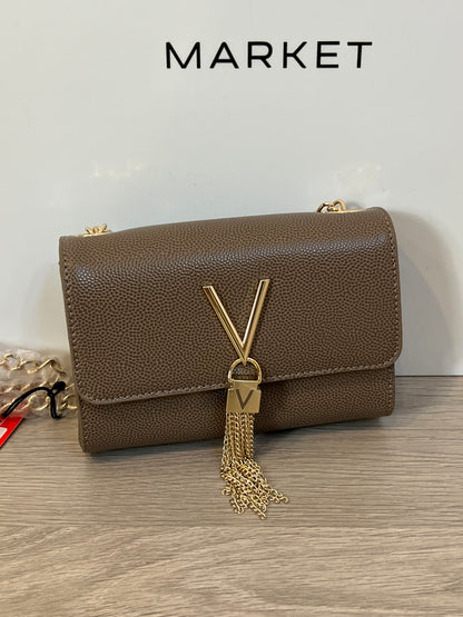 MARIO VALENTINO. Bolso efecto piel marrón