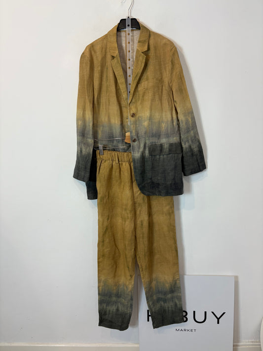 ZARA. Conjunto tie die lino