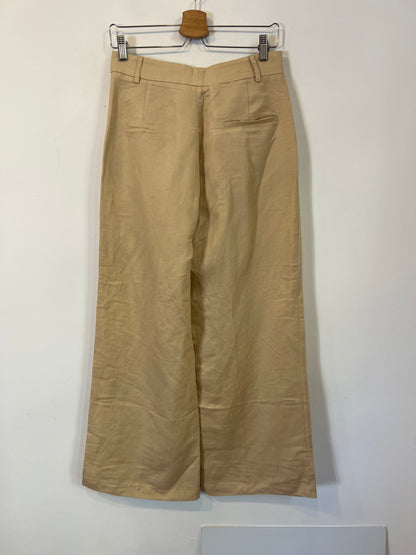 ZUBI. Pantalón fluido beige T.38