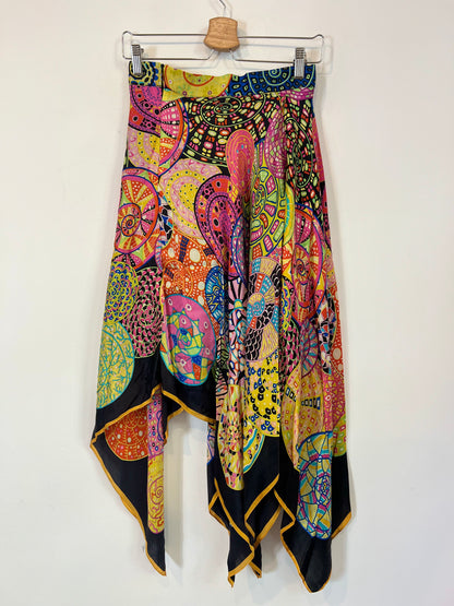 ZAITEGUI. Total look top y falda seda T.s/m