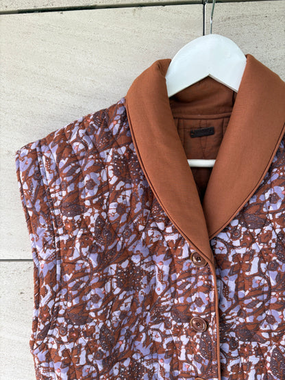 SESSÚN. Chaleco acolchado reversible